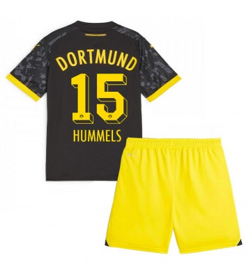 Maillot de foot Borussia Dortmund Mats Hummels #15 Extérieur enfant 2023-24 Manches Courte (+ pantalon court)